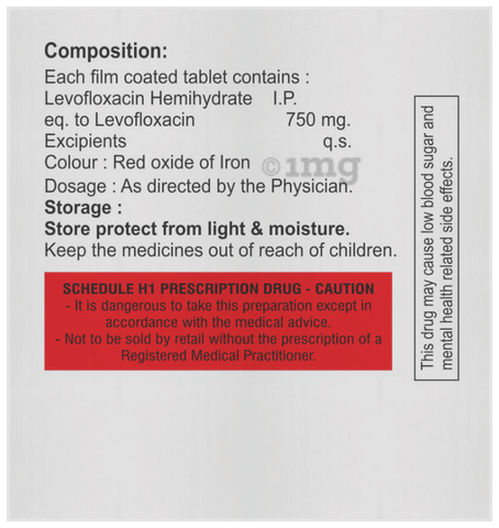 Levovax 750mg Tablet image Levovax 750mg Tablet image