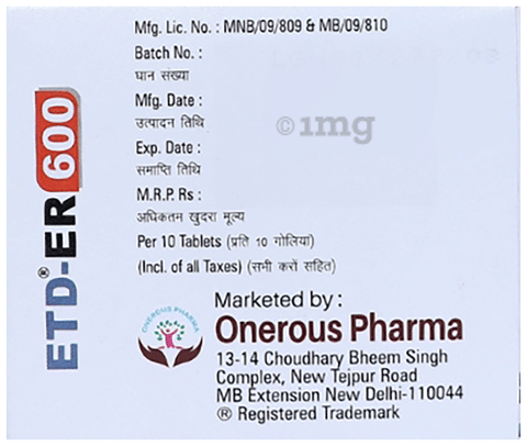Etd-ER 600 Tablet image Etd-ER 600 Tablet image