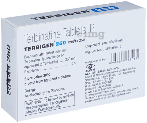 Terbigen 250 Tablet image