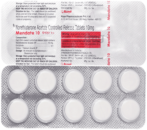 Mendate 10 Tablet CR