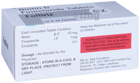 Folliriz 10mg/1mg Tablet