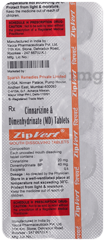 Zipvert Tablet MD image