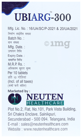 Ubiarg 300 Tablet image