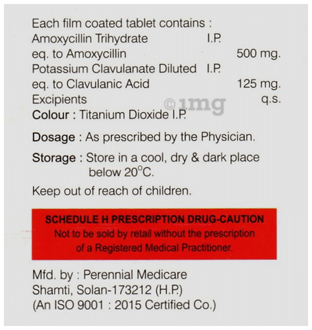 Clavyford 625 Tablet