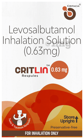 Critlin 0.63mg Respule (2.5 ml Each)