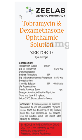 Zeetob-D Eye Drop image