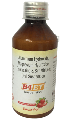 B4ET Oral Suspension Strawberry Sugar Free