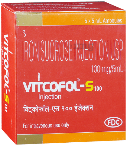Vitcofol S 100mg Injection image