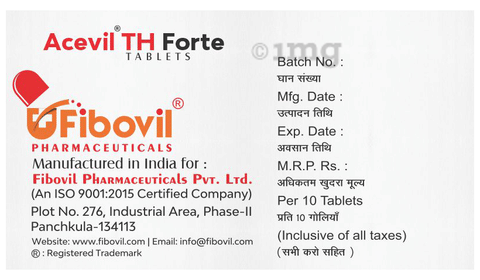 Acevil TH Forte Tablet image