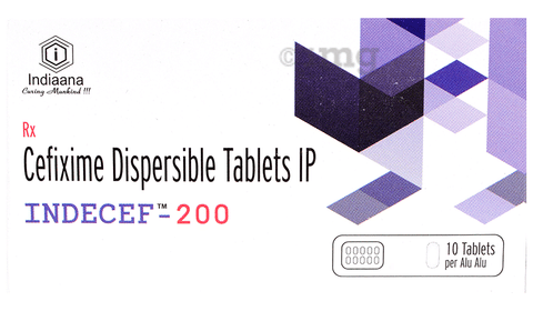 Indecef 200 Tablet DT image Indecef 200 Tablet DT image