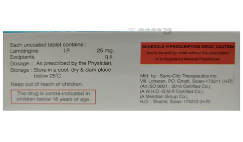 Lamogec 25mg Tablet image Lamogec 25mg Tablet image