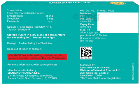 DynaDuo 25 Tablet image
