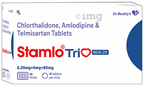Stamlo Trio 80/6.25 Tablet