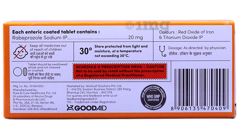 Prazoleaid 20 Tablet image Prazoleaid 20 Tablet image