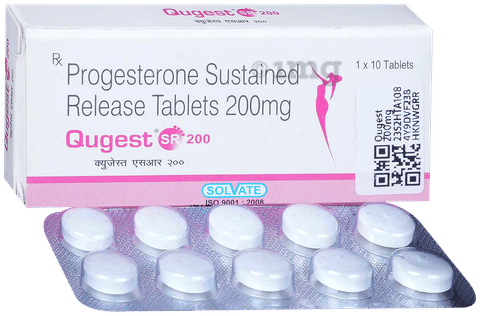 Qugest 200mg Tablet SR image