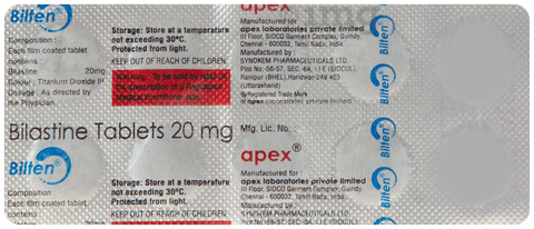 Bilten 20mg Tablet image Bilten 20mg Tablet image