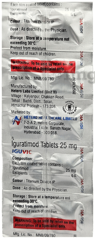 Iguvic 25 Tablet image