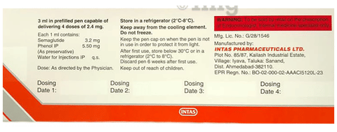 Semaneo 2.4mg Injection Combipack image Semaneo 2.4mg Injection Combipack image