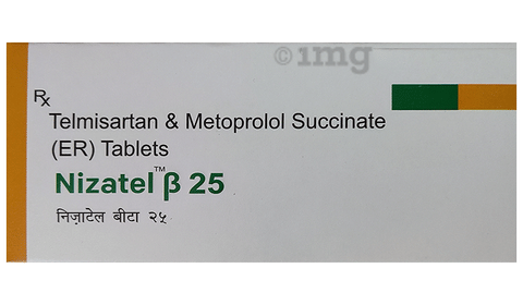 Nizatel Beta 25 Tablet ER image