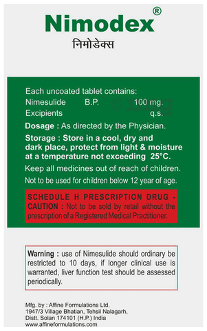 Nimodex Tablet