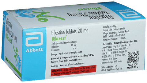 Bilazest 20mg Tablet image
