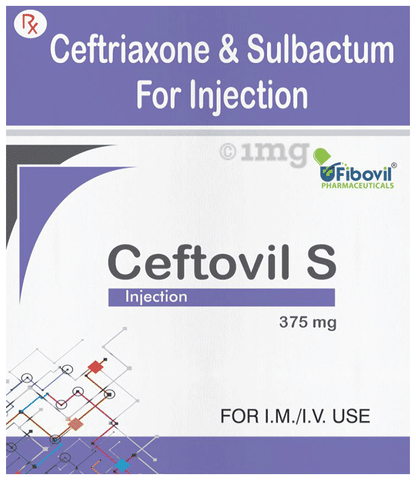 Ceftovil-S 375mg Injection image