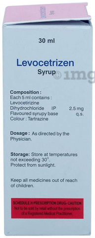 Levocetrizen 2.5mg Syrup image