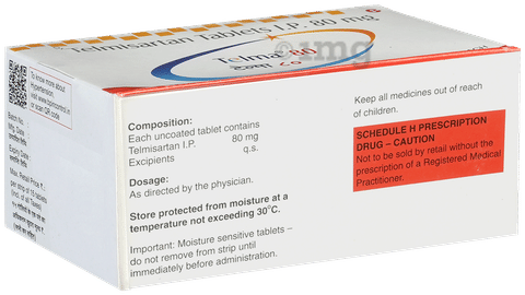 Telma 80 Tablet image Telma 80 Tablet image