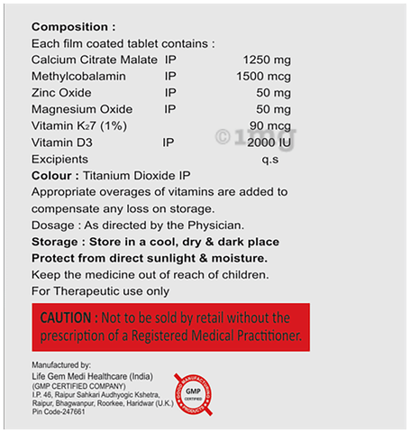 Calwin-K2 Tablet image Calwin-K2 Tablet image