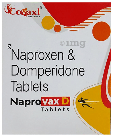 Naprovax D 500mg/10mg Tablet