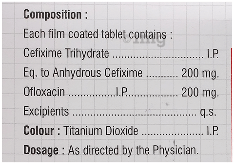 Oflo Plus 200mg/200mg Tablet image Oflo Plus 200mg/200mg Tablet image