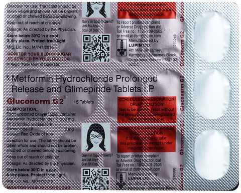 Gluconorm G2 Tablet PR image