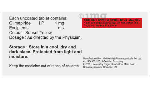 Reyglim 1 Tablet image