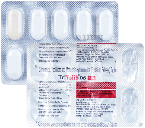 Trivolib DS 2mg/1000mg/0.2mg Tablet