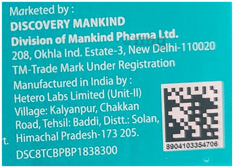 Tedioxa 200 Tablet image