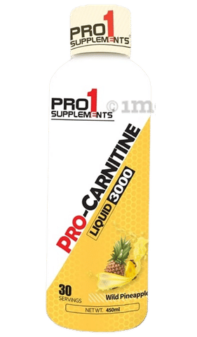 Pro 1 Supplement Pro-Carnitine Liquid 3000 Wild Pineapple: Buy bottle of  450.0 ml Liquid at best price in India | 1mg