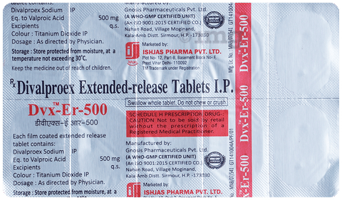 Dvx 500mg Tablet ER image