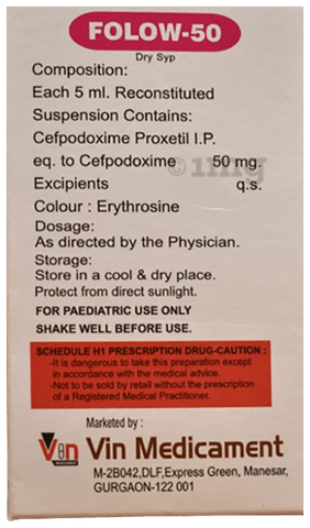 Folow 50 Dry Syrup