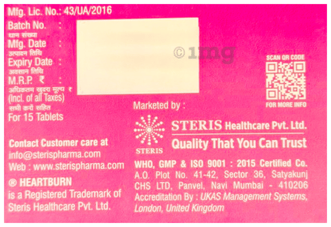 Heartburn ABC Chewable Tablet Assorted image