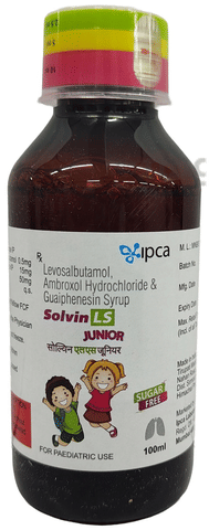 सॉल्विन एलएस जूनियर सिरप image
