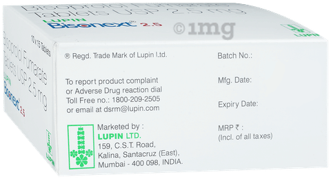 BisoneXT 2.5mg Tablet image