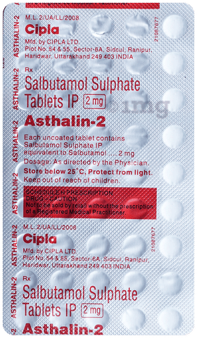 Asthalin 2 Tablet image