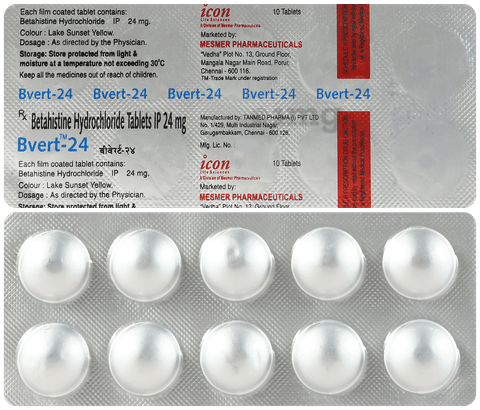 Bvert 24mg Tablet image