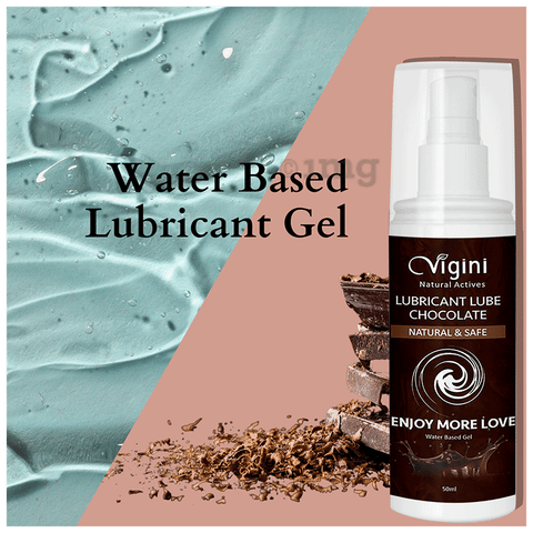 Vigini Lubricant Lube Natural & Safe Enjoy Water Based Gel Chocolate: Buy  pump bottle of 50.0 ml Gel at 𝗯𝗲𝘀𝘁 𝗽𝗿𝗶𝗰𝗲 in India