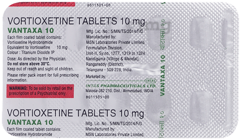 Vantaxa 10mg Tablet image