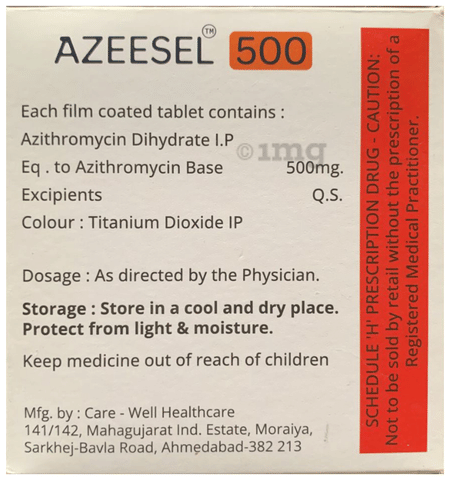 Azeesel 500 Tablet image