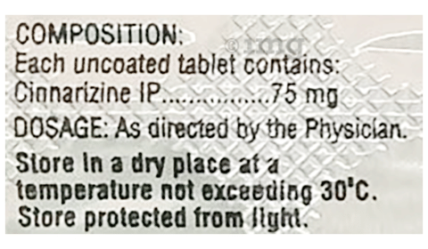 Cinzan 75 DT Tablet image