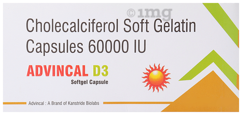 Advincal D3 Softgel Capsule