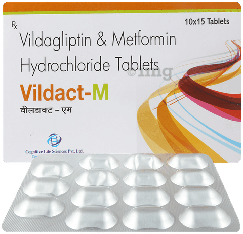 Vildact M 500mg/50mg Tablet image Vildact M 500mg/50mg Tablet image