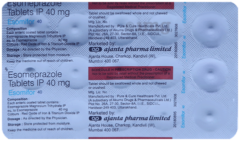 Esomifor 40mg Tablet image